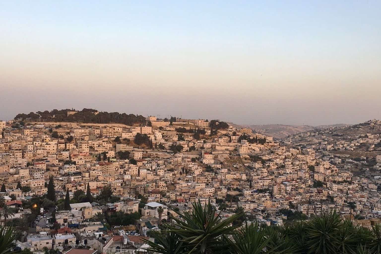 Gerusalemme vista dal Giardino degli ulivi